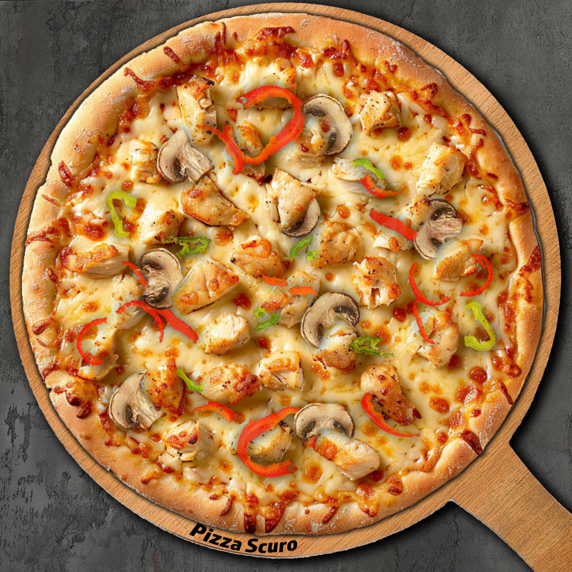 Pollo Pizza (Tavuklu Pizza)
